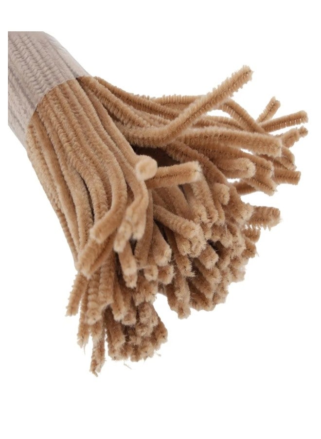 Velme Craft 100Pc Pipe Cleaners Craft Set | Chenille Stem Fuzzy Sticks DIY Craft Supplies for Art Projects Activities, Decorations, Flower Making, Modeling & Sculpting (Tussar(faun)) - Image 2